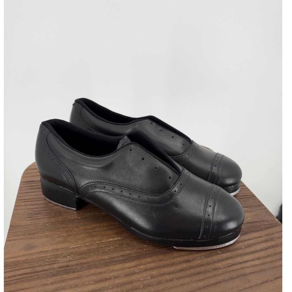 Bloch Jason Samuels Smith Black Leather Professional Tap Shoes S0313L 8.5 NWOT